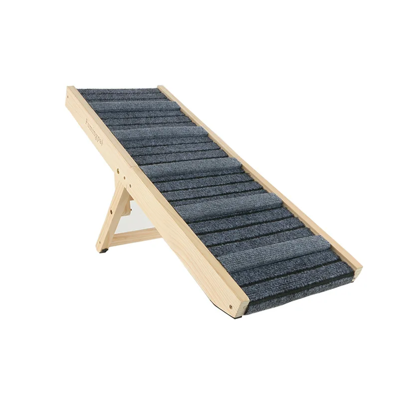 Wooden pet ramp ladder directly from the manufacturer, ladder ramp adjustable ramp pet ladder, dog ladder