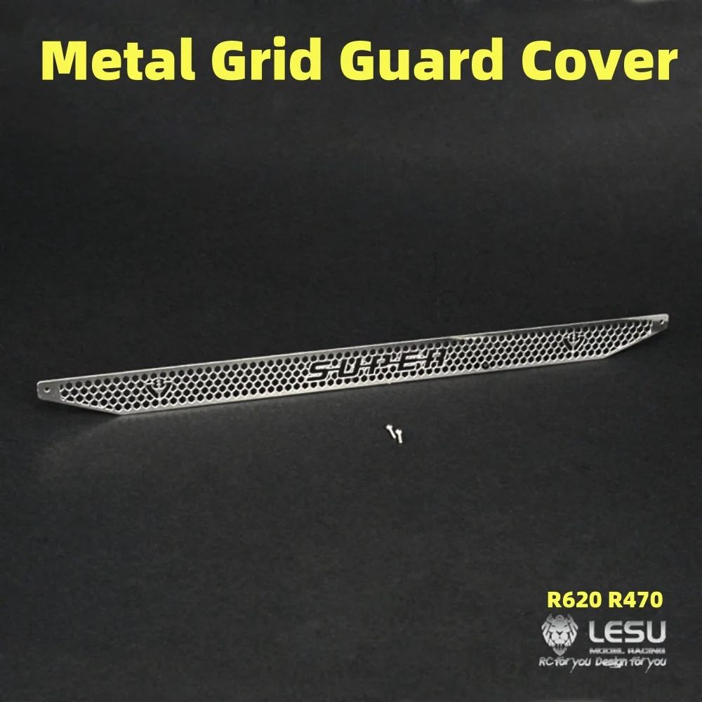 ตารางโลหะ Guard Cover R620 R470 สําหรับ 1/14 Tamiya RC Scania 770S MAN Benz Volvo รีโมทคอนโทรลรุ่น Lesu Actros อะไหล่