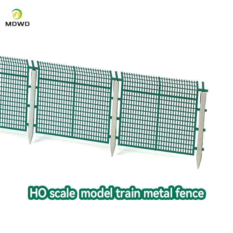 

Модель поезда в масштабе HO с гибким железнодорожным парканом, металлические миниатюрные пейзажные диорамы, живописные железнодорожные дорожки для коллекционеров