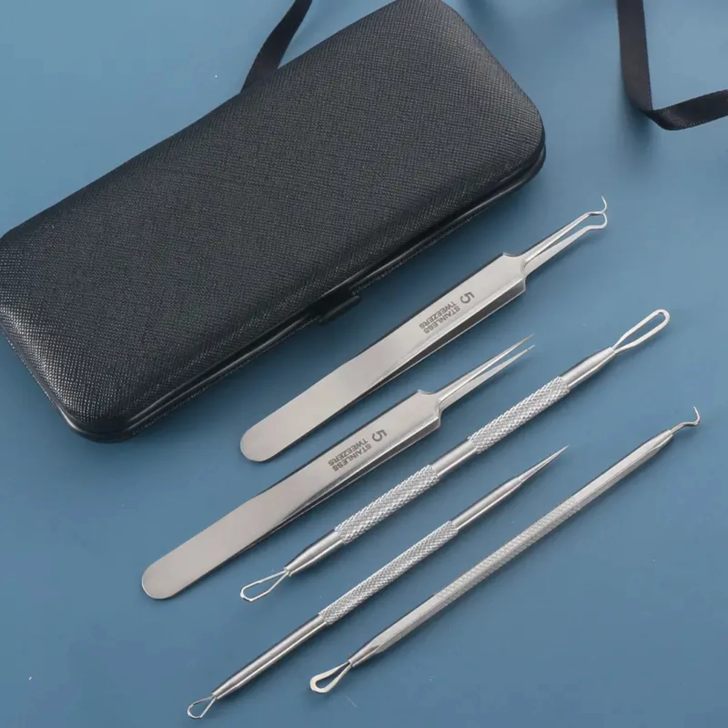 Blackhead Clip Tweezers Skin Care Tool - No. 5 Acne Needle Beauty Salon