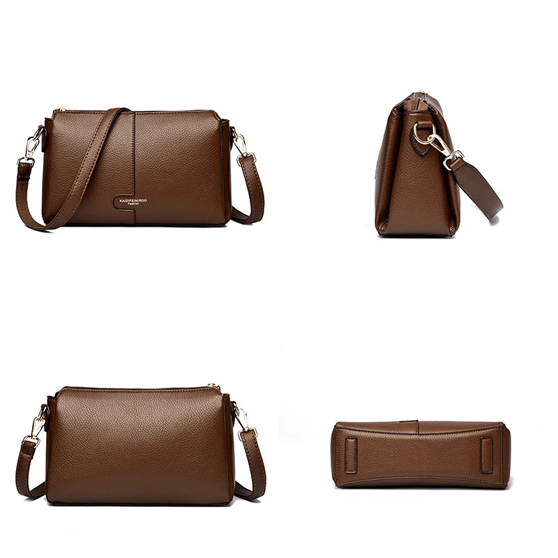 Ladies Hand Crossbody Bags For Women Leather Luxury Purses And Handbags Women Shoulder Bags Designer Bucket Sac image 3