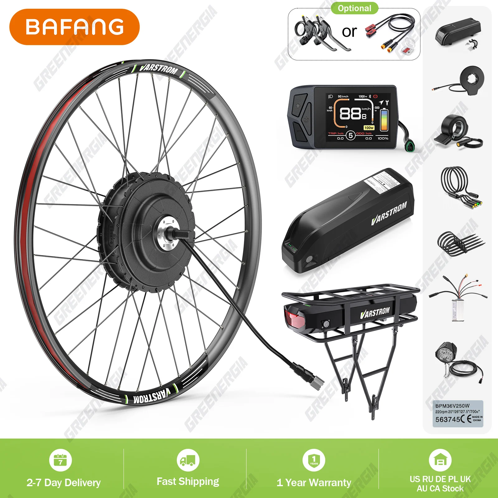 

Bafang 750 Вт комплект для электровелосипеда, мотор-концентратор заднего привода, электрический велосипед, бесщеточный двигатель, комплект для переоборудования велосипеда, 20 Ач, 16 Ач, 13 Ач, аккумулятор