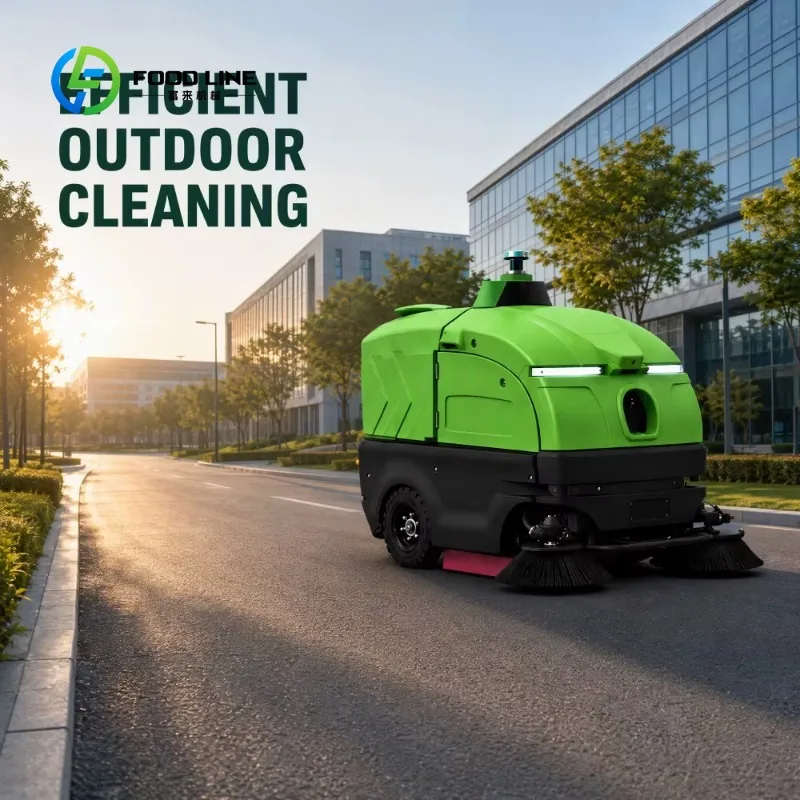 Custom Made Robotic Floor Sweeper Machine Outdoor Commercial Cleaning Robot Road Sweeping for Underground Parking Lot