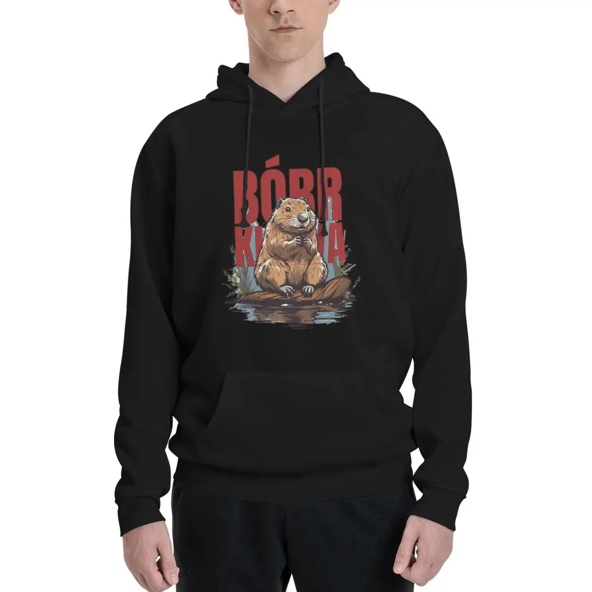 Bbr Kurwa - Bober,Bbr,Beaver Hoodies Men's Women Casual Pullover Sweatshirts Hip Hop Long Sleeve Hooded Autumn Winter