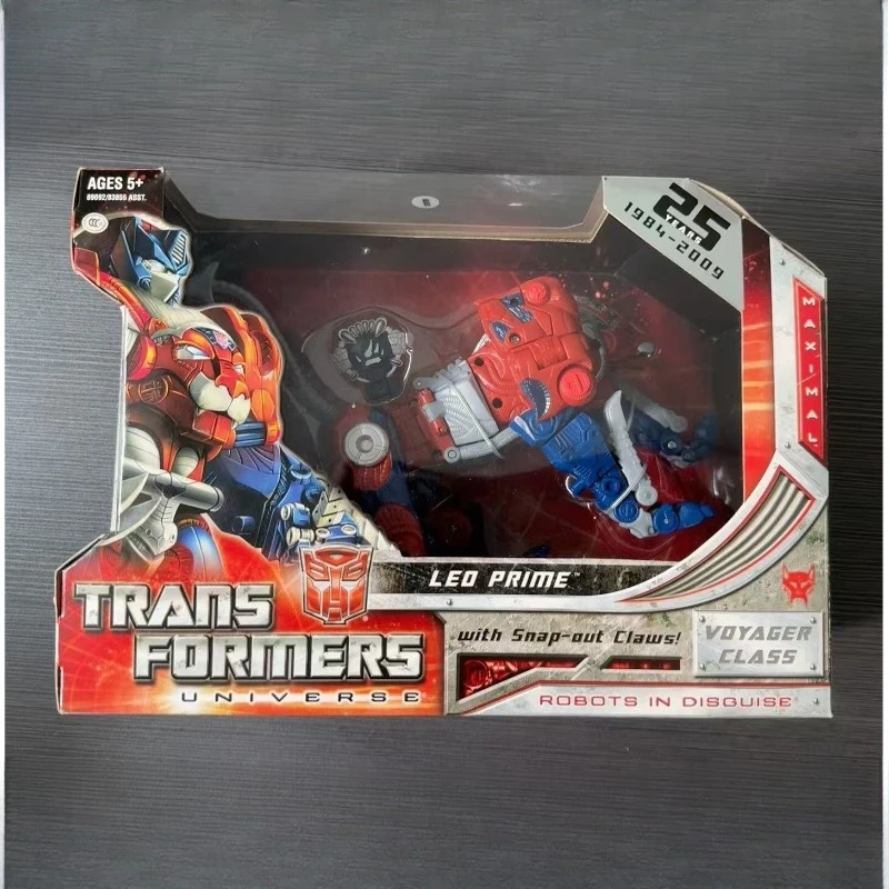 Origineel transformatierobotmodel Lion King Optimus PrimeAnime Action Populaire favorieten Figuurvervorming Optimus Prime Geschenken