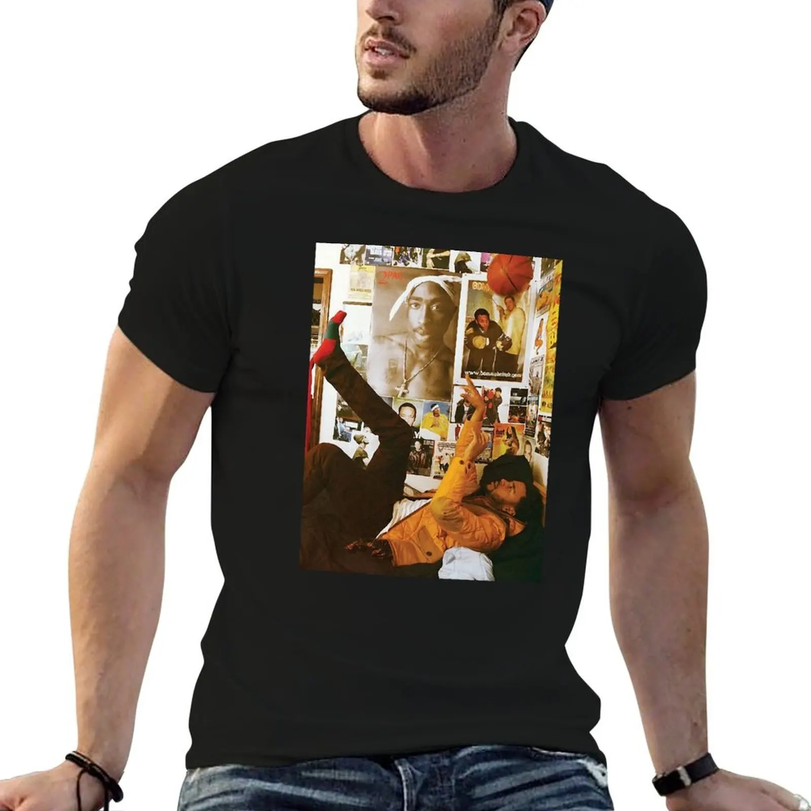 JCole Rapper legend T-Shirt summer top funny shirt cotton t shirts for men cotton