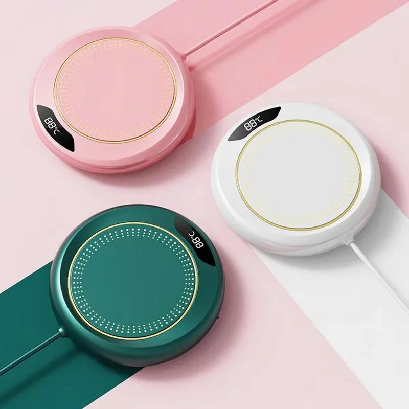 Thermostatic Heating Coaster USB Home Heating Coaster 3-speed Adjustment Heating 55 Degrees Constant Temperature