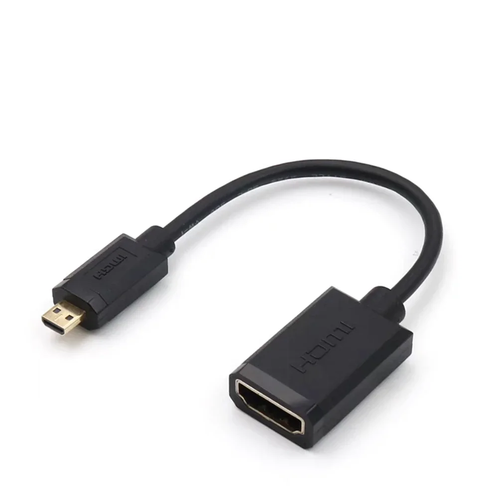 

4K standard hdmi female to mini micro male high-definition line hdmi large to small connector converter 2.0 camera