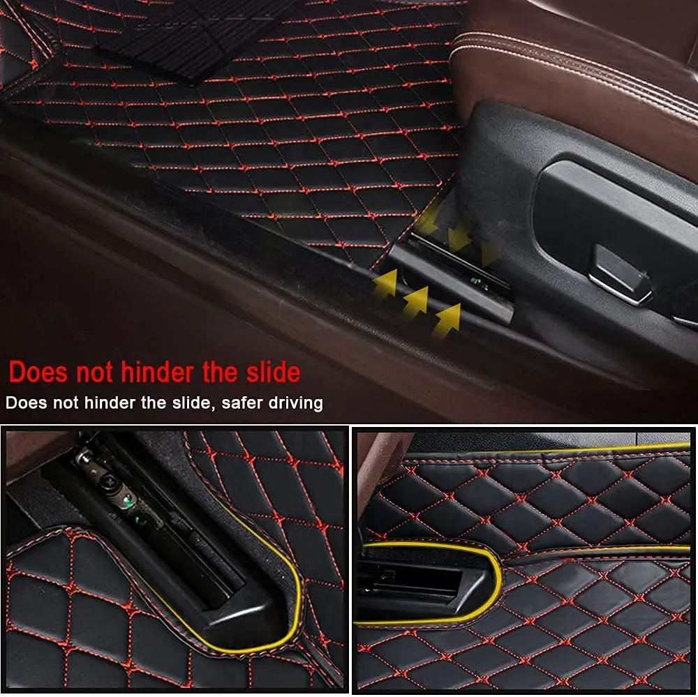 الحصير سيارة مخصصة لتويوتا BZ4X BZ3 السيارات السجاد بو الجلود مقاوم للماء Coche ملحقاتها بطانات الأرضية