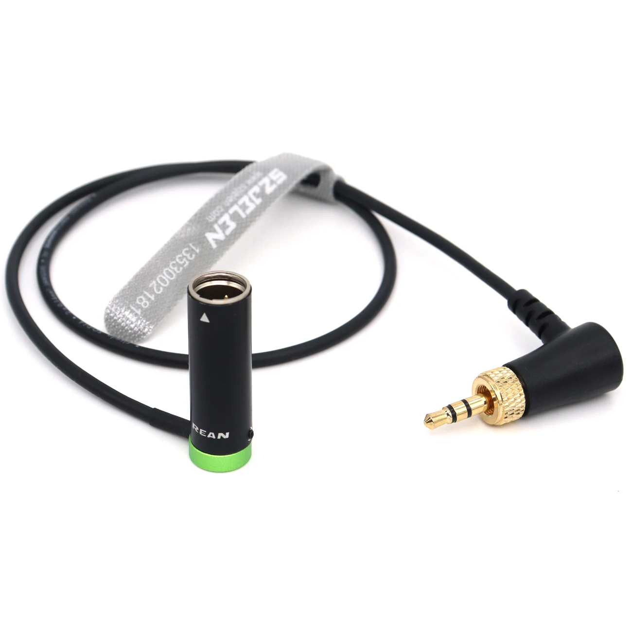 Audio Cable For Sennheiser EK 100 G4/G3 to BMPCC 4K|6K Canon's Slim TA3M Mini XLR 3Pin Male To TRS 3.5mm Locking Connector