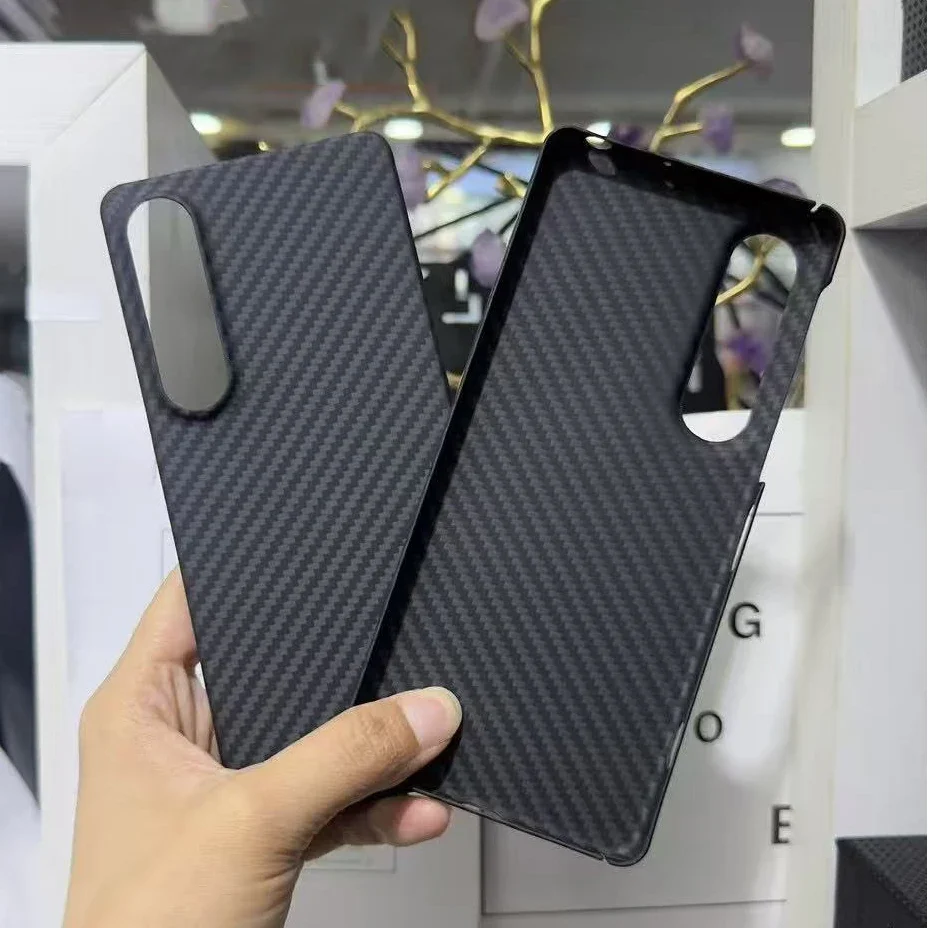 

Real Carbon Fiber Case for Sony Xperia 1 VII Ultra-thin Aramid Fiber Armor Phone Back Cover for Xperia 1 VII Case Fundas