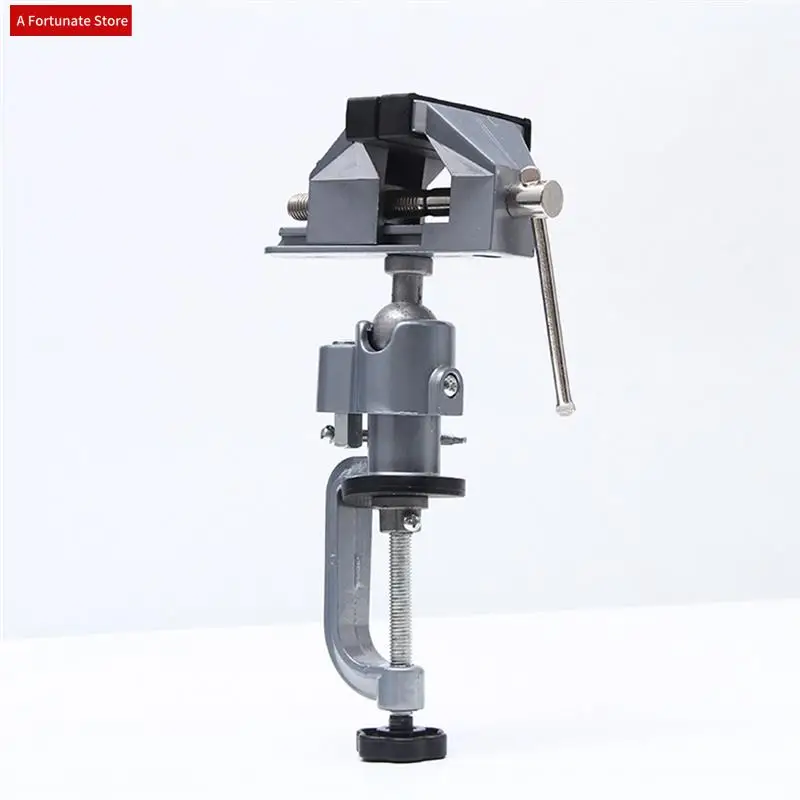 

2 Bench Vise Rotate 360°Table Vise Portable Clamp Vise For Crafting,Woodworking, Modeling,Sculpting, Painting, Drilling
