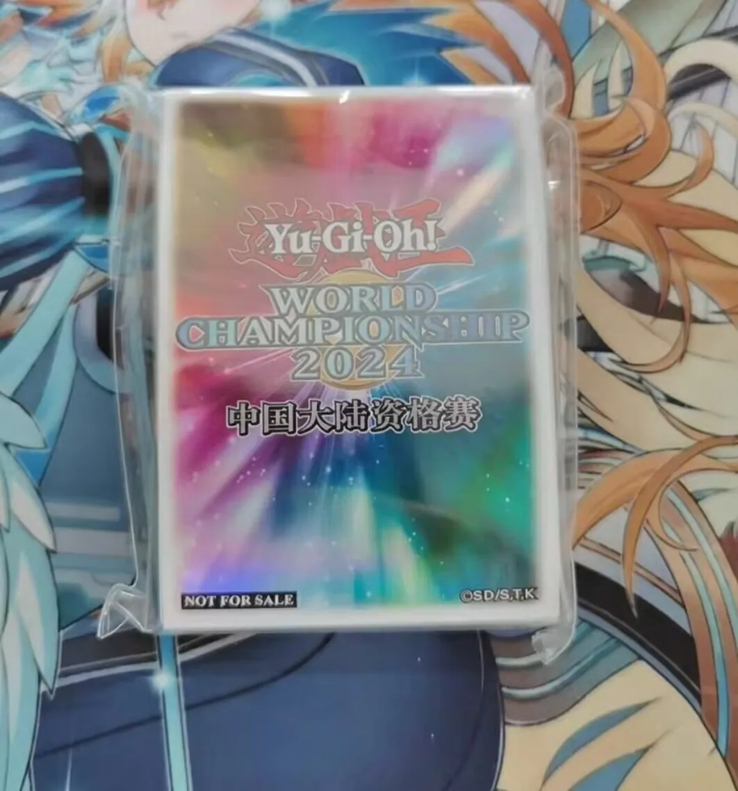 70-protege-cartes-officiels-scelles-pour-collection-yugioh-konami-duel-monsters-world-championship-2024-rainbow-duelist-sleeves