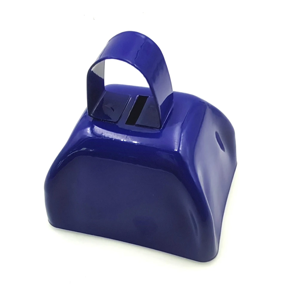 

Farm Bell Cheering Bell Celebrations Bright Blue Comfortable Grip Handle Compact And Loud Heavy-duty Lasting Durability