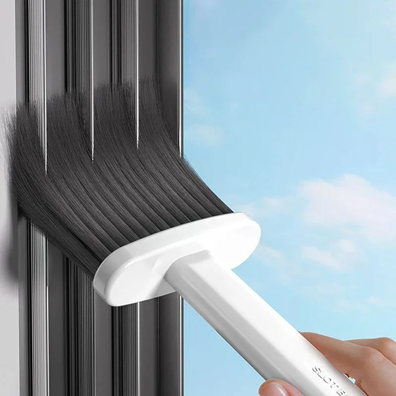 تنظيف المنزل شق فرشاة الحمام بلاط المطبخ الميت نهاية متعددة الوظائف نافذة شق كوف الغبار فرش تنظيف أداة فرشاة #3