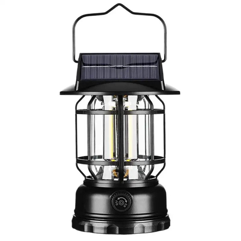 

Solar Outdoor Lantern Motion Sensor Rechargeable Tent Light Lantern Portable Solar Powered Landscape Hiking Flashlight For