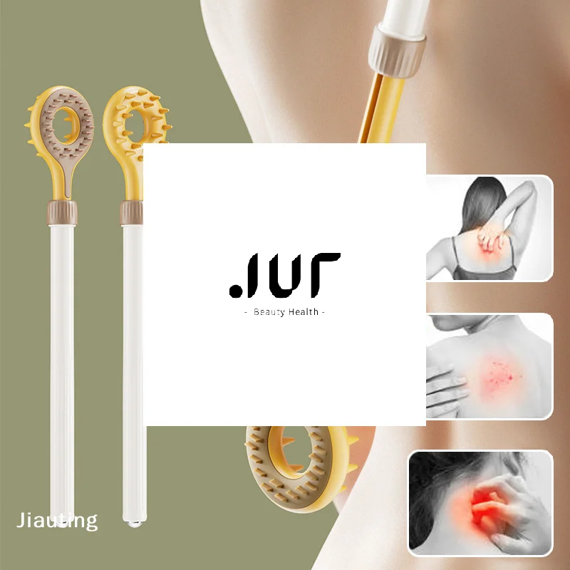 

Двусторонний скребок для зубов, зуд, скребок, портативный скребок, магнитный шарик, телескопический масштабируемый инструмент для царапин на спине, точечный массаж