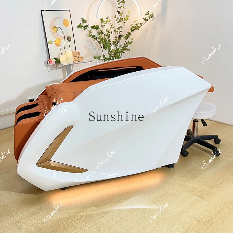 Automatic intelligent massage shampoo bed Barber shop flush head treatment bed TF