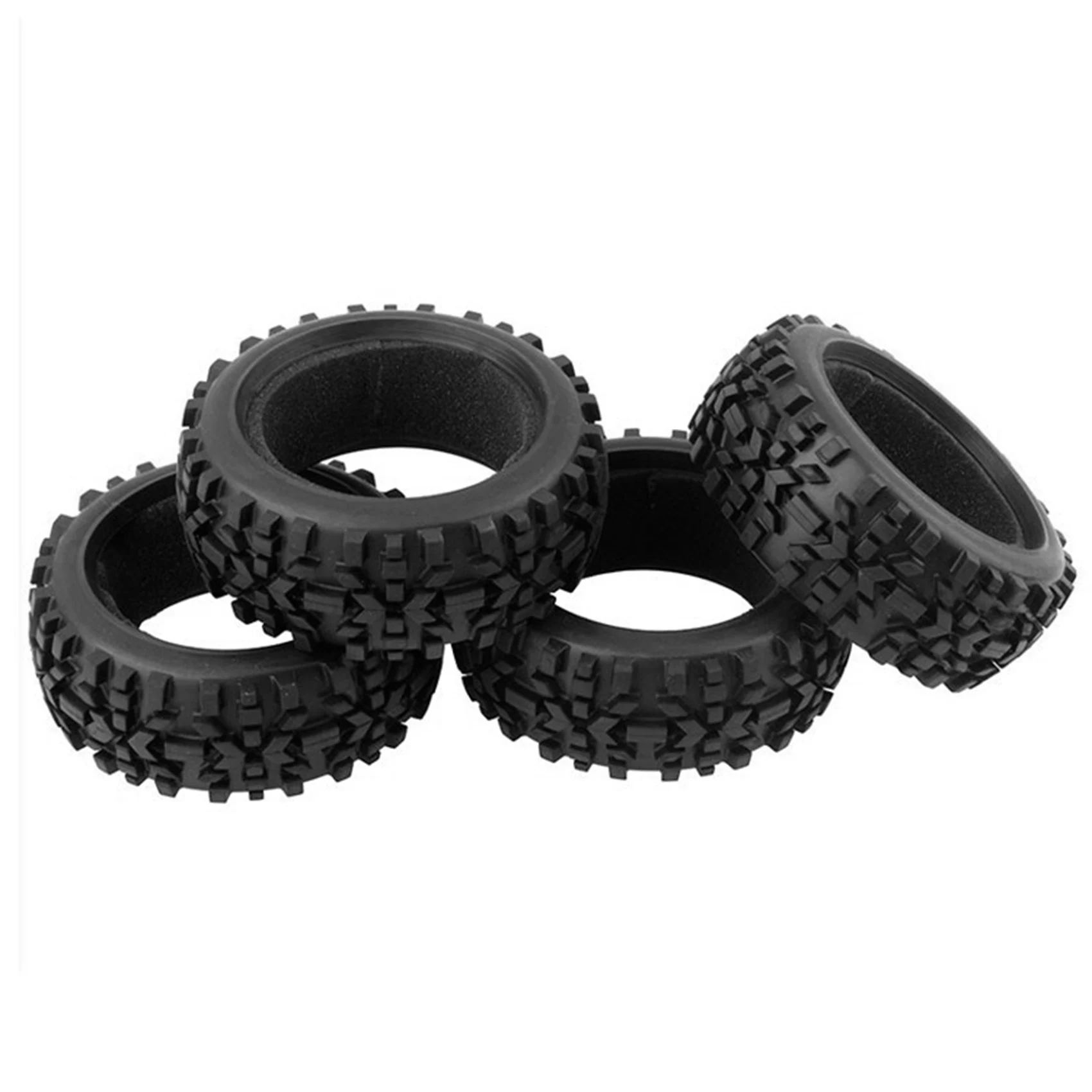 RC Buggy Rodas e Pneus com Hex, 17mm Rodas Jantes, Escala 1/8, Carro Off-Road, 1:8 RC, 4 pcs