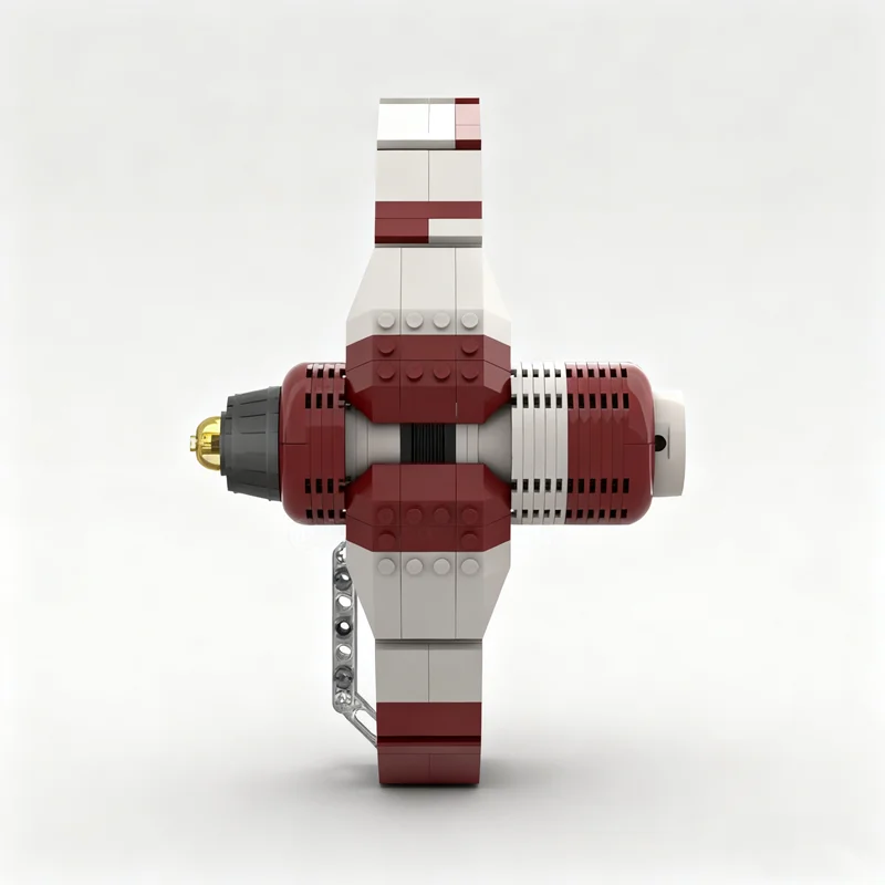 589 elementów MOC Obi-Wan S Hyperdrive Ring Star Battle Model Zabawka Klocki Architektura DIY Pomysł na Prezent Świąteczny Kreatywny