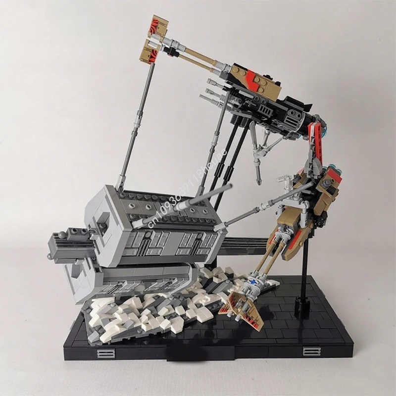 

1158 шт. MOC Marauders Arrive Diorama Коллекция Solo Star Battle Модель Строительные блоки Идея игрушек Рождественские подарки