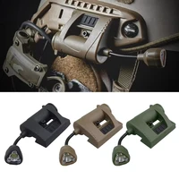 Linterna Led táctica de cuatro modos, luz Led para casco con carga Mpls, iluminación nocturna para exteriores, luz láser militar para caza y pesca