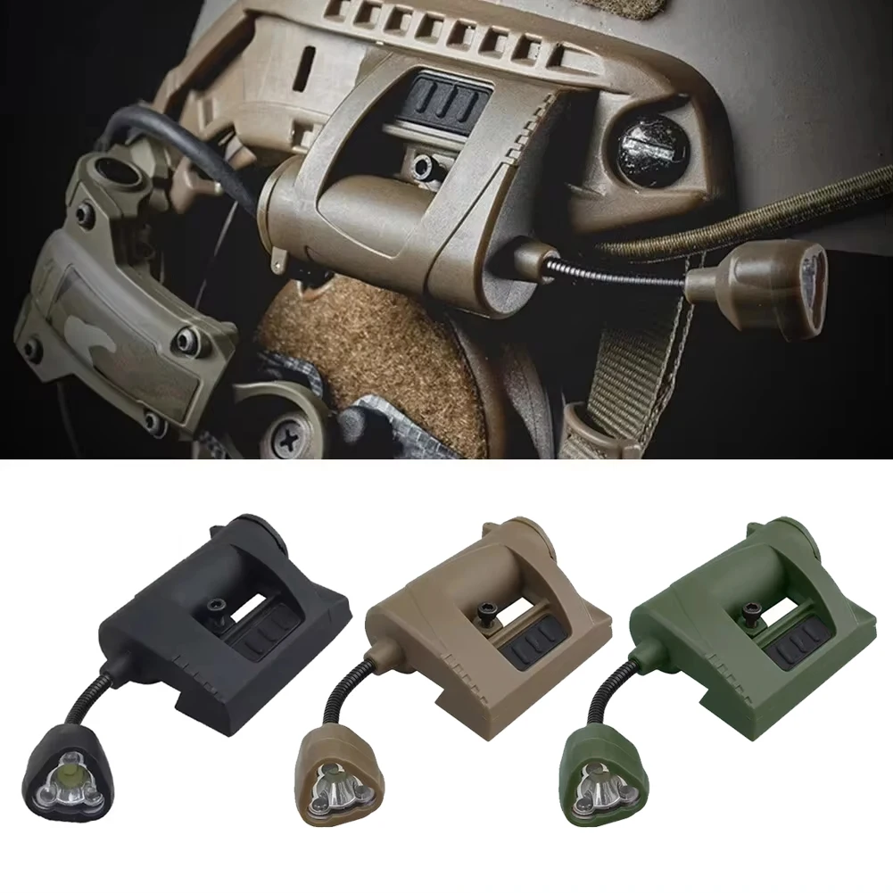 Tactical Four Mode Led Flashlight Mpls Charge Led Helmet Light Outdoor Night Lighting Military Laser Hunting And Fishing Light