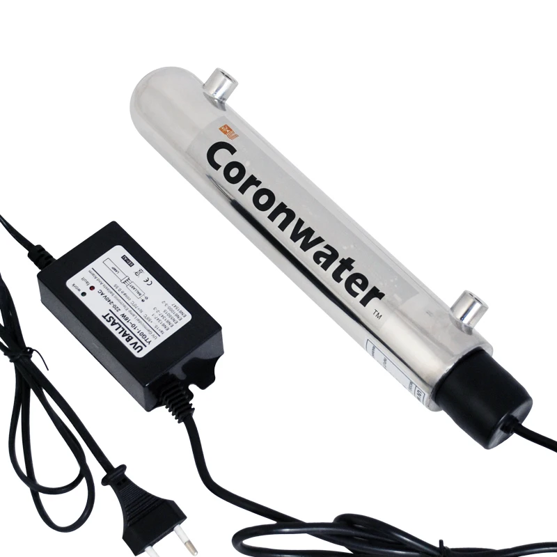 Coronwater Water UV Disinfection Ster ilizer 1GPM Purification System for Household Water Filter