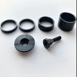 Bicycle Headset Spacer 5mm 10mm 20mm Headset Top Cap bolts Alloy Aluminum Made CNC colorful bike parts