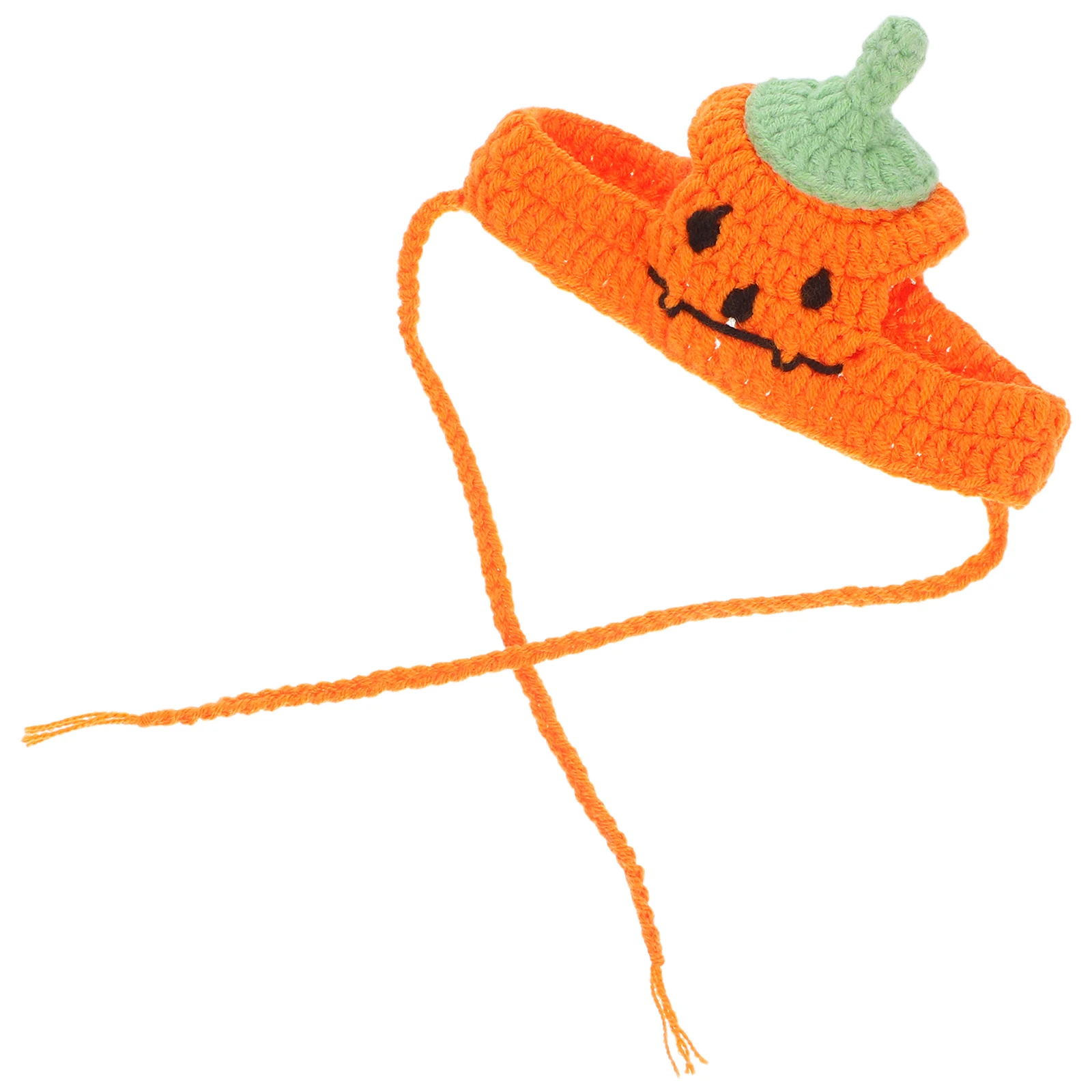 

Cute Pet Halloween Costume Pumpkin Cat Hat Dress up Accessories Kitten Parties Theme Gatherings Soft Material Adjustable Strap