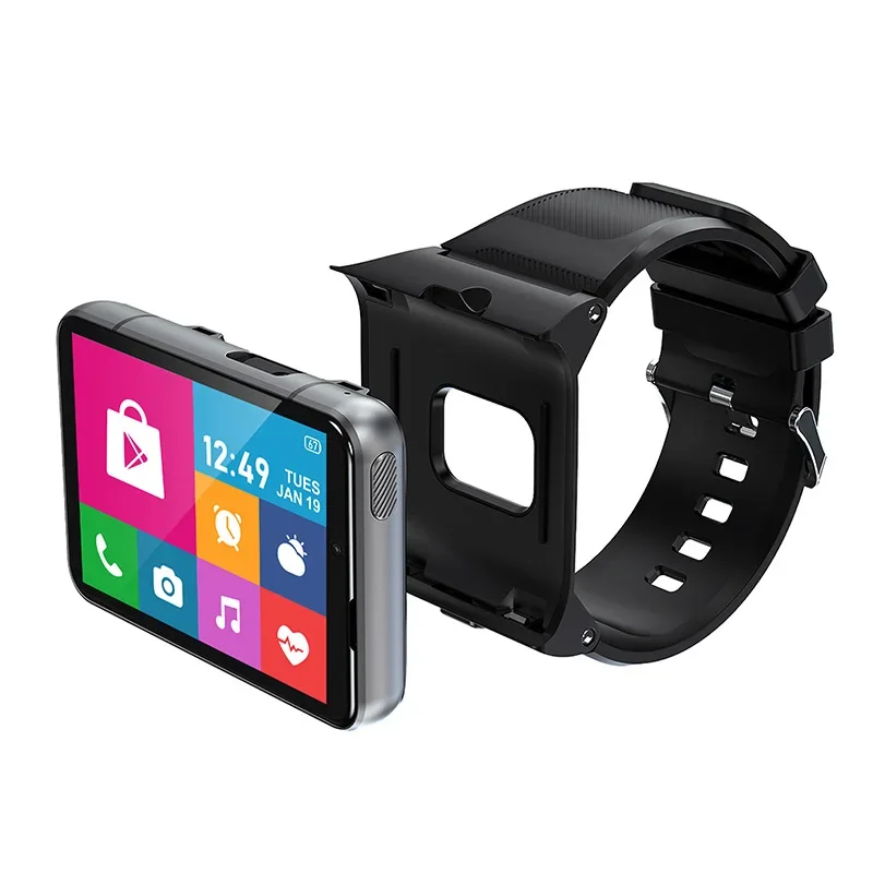 2.88 Inch Touch Screen WiFi Video Call 4G Lte Smartwatch DM200 4GB RAM 64GB ROM Android Smart Phone Watch
