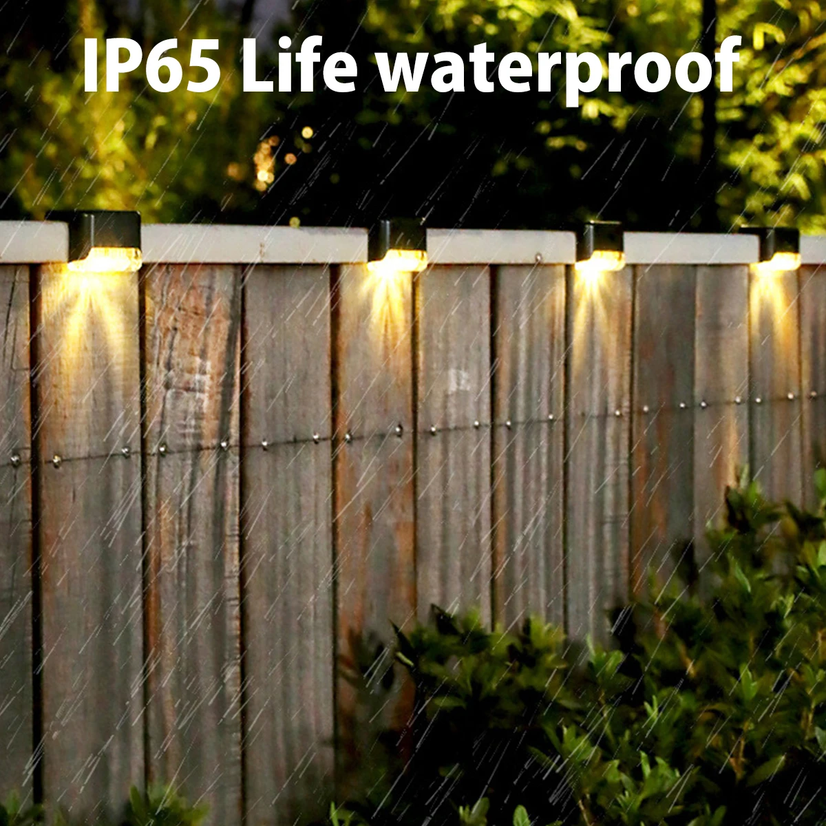 Solar LED Lights Outdoor Solar Lights IP65 Waterproof Garden Light Solar Step Lamps Deck Lights Fence Courtyard Garden Decor