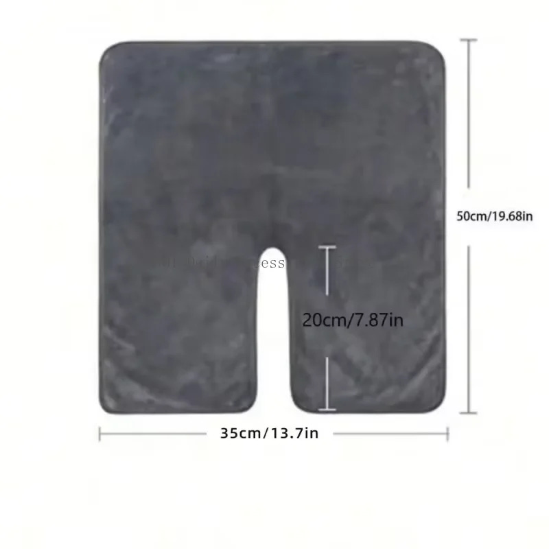 U-Shaped Beauty Towel - Ultra-Fine Fiber Facial Quick-Dry Towel, Super Soft Highly Absorbent for Salon Spa Massage Skincare Use