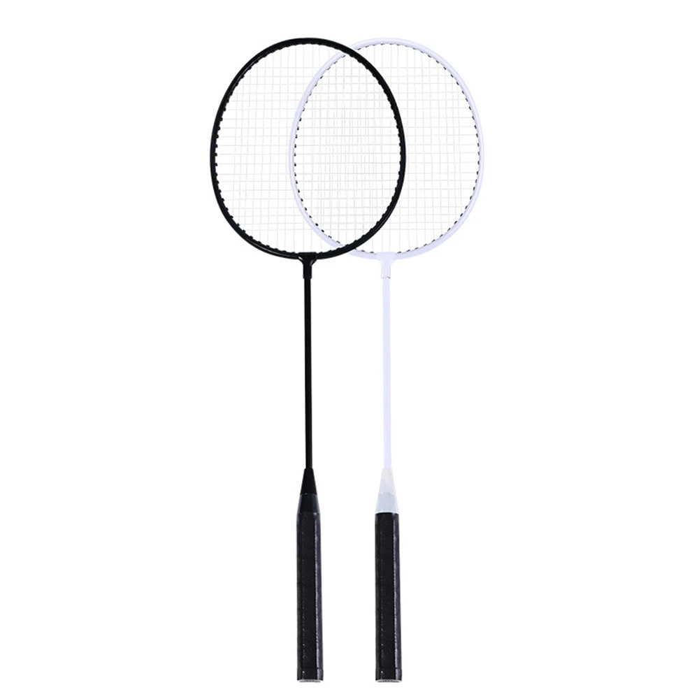 Professional Badminton Rackets Set 2Pcs Badminton Racket 2 Player Lightweight Durable Badminton Racquet Set with Storage Bag