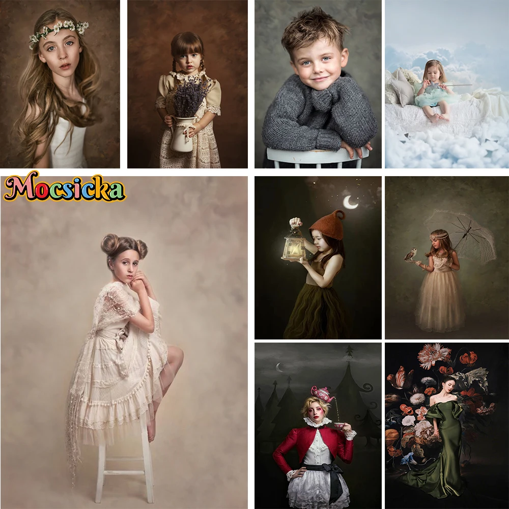 

Customized Abstract Gradient Background of Photography Studio Newborn Baby Birthday Art Portrait Shooting Prop Decoration Photo