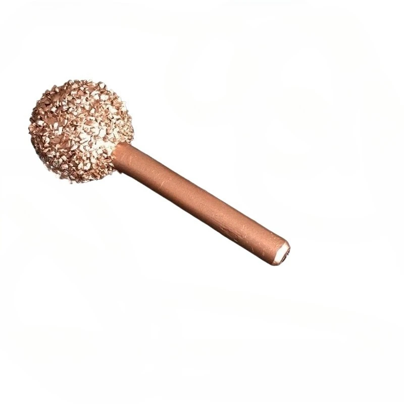 Tungsten Steel Ball‑Shaped Grinding Bit for Rubber Tire, Tire Repair Tool, Shank 6mm × Head Diameter 22mm, Coarse Grit