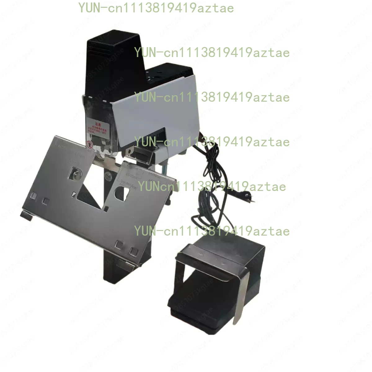 106 Electric Auto Stapler Binder, Heavy Duty 2-50 Sheets Capacity for Flat & Saddle Stitching, Desktop Booklet Maker