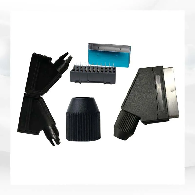 10pcs a lot Scart 21 pin EU plug male connector Connect Port Socket Interface Connector slot