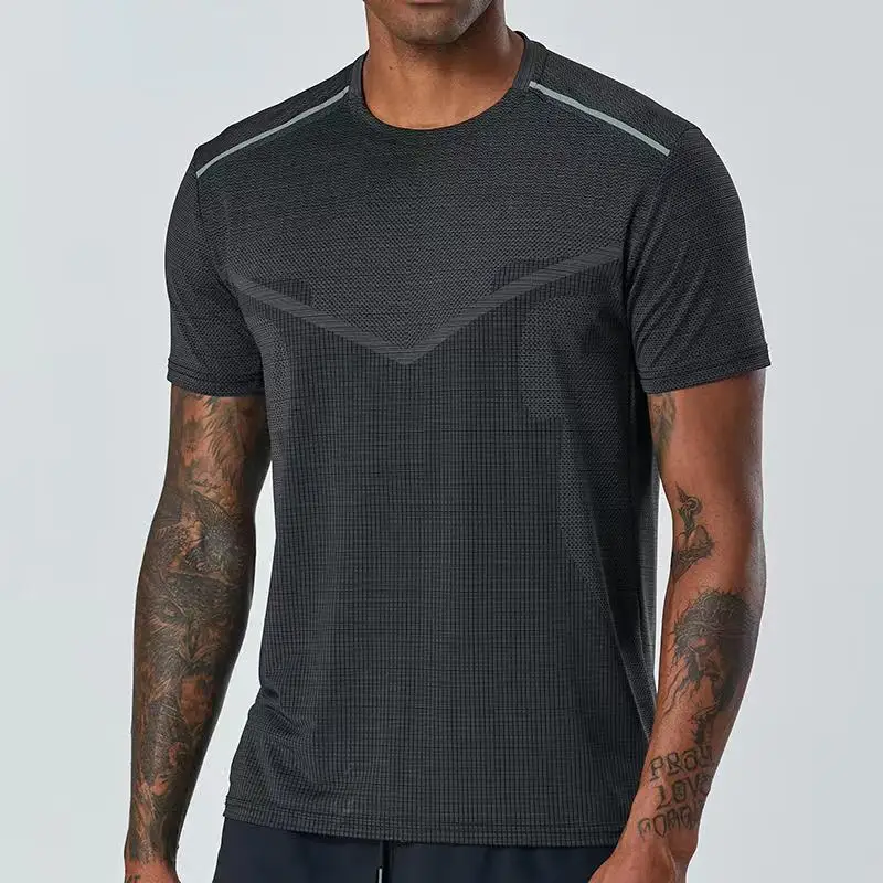 Men Compression Running Short Base T Shirt Male Fitness Sport Basketball Football Gym Camping Hiking Riding Tee Clothes B19 image 6