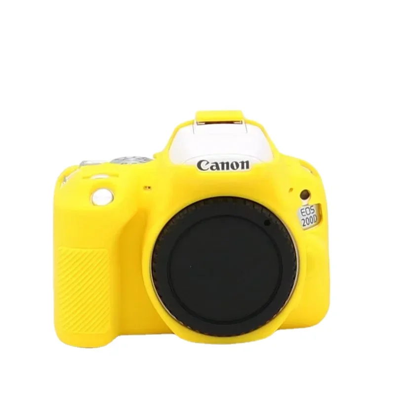 Dla Canon EOS 250d 200dii 200D rebel SL2 pocałunek X9 lustrzanka cyfrowa gumowa silikonowa obudowa miękka osłona korpusu skóra ochronna