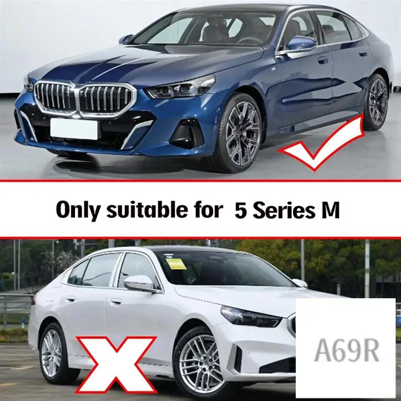 

A69R-Car Mudguard Fender Mud Flaps Splash Guards For BMW 5 Series M Sport G60 2024 Accessories