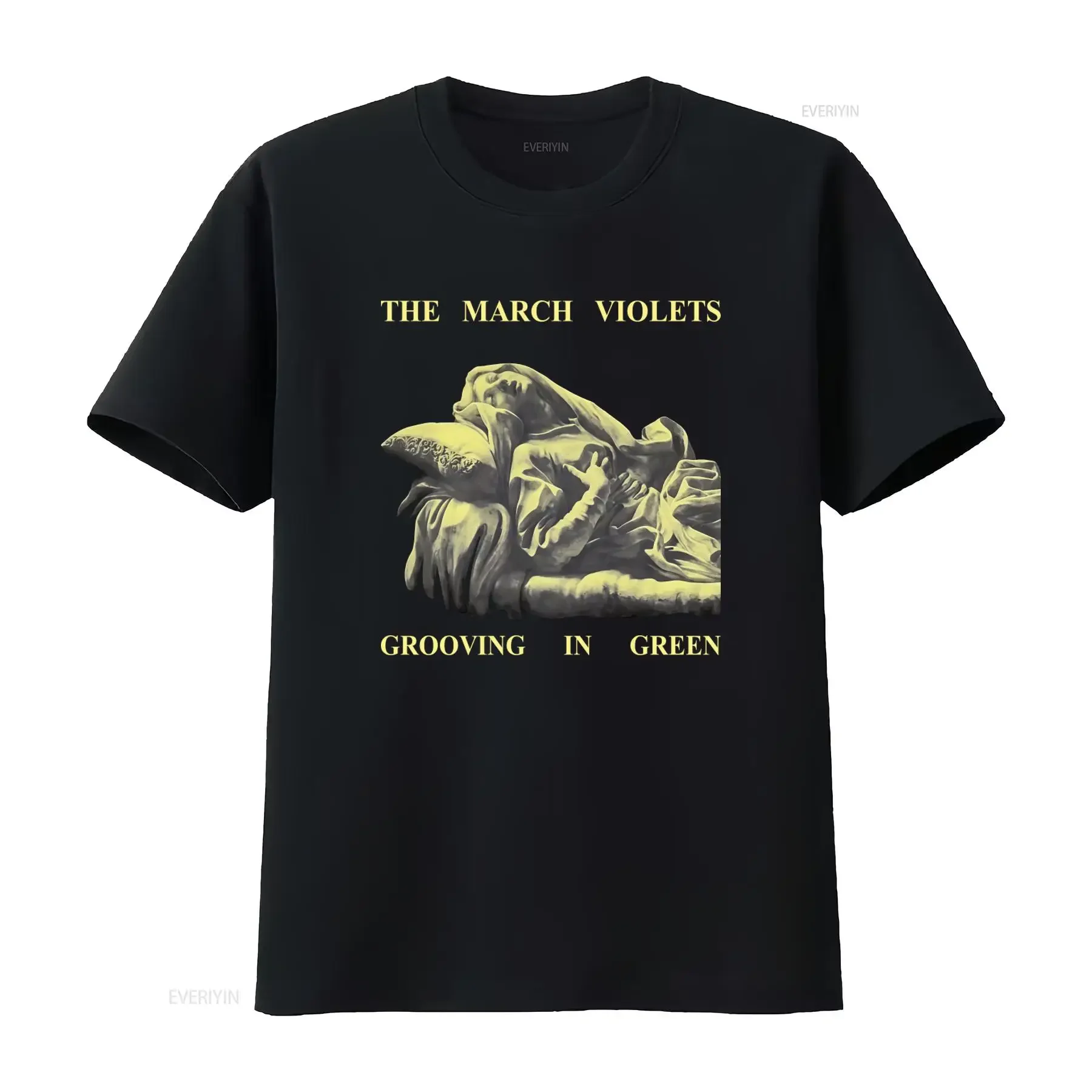 The March Violets Grooving In Green Band T Shirt For Fans S4472 vintage Washed graphic Breathable Stretched Slightly