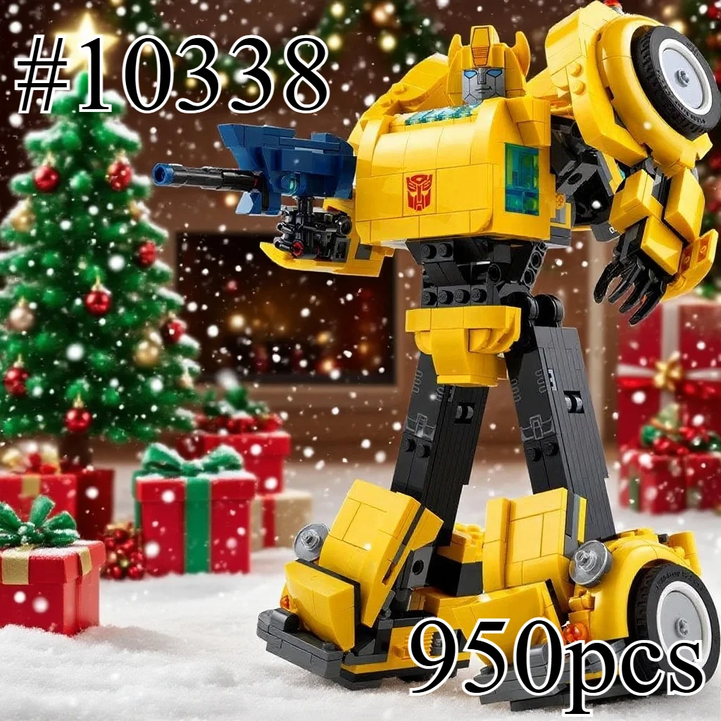 MINISO محول روبوت 10388 مجموعات اللبنات متوافقة مع جزيئات Legoed مناسبة لهدايا عيد الميلاد 10338 قطعة