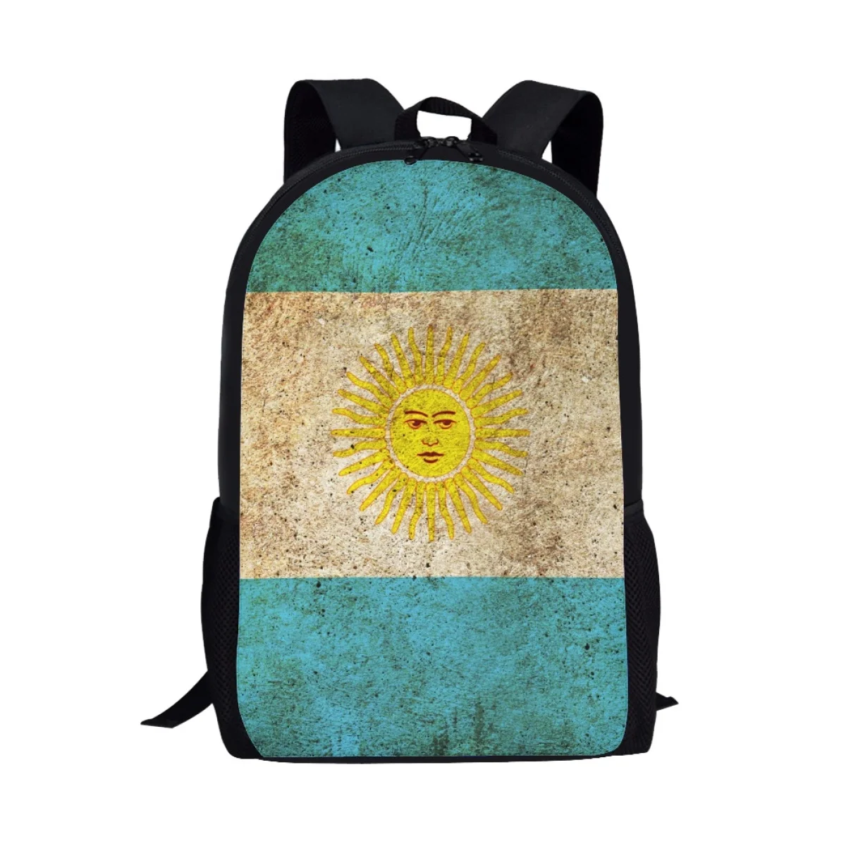 Mochilas escolares con bandera de Argentina para niños, mochila escolar informal para niñas y niños, bolsa de estilo Simple, mochila de gran capacidad para mujeres y hombres