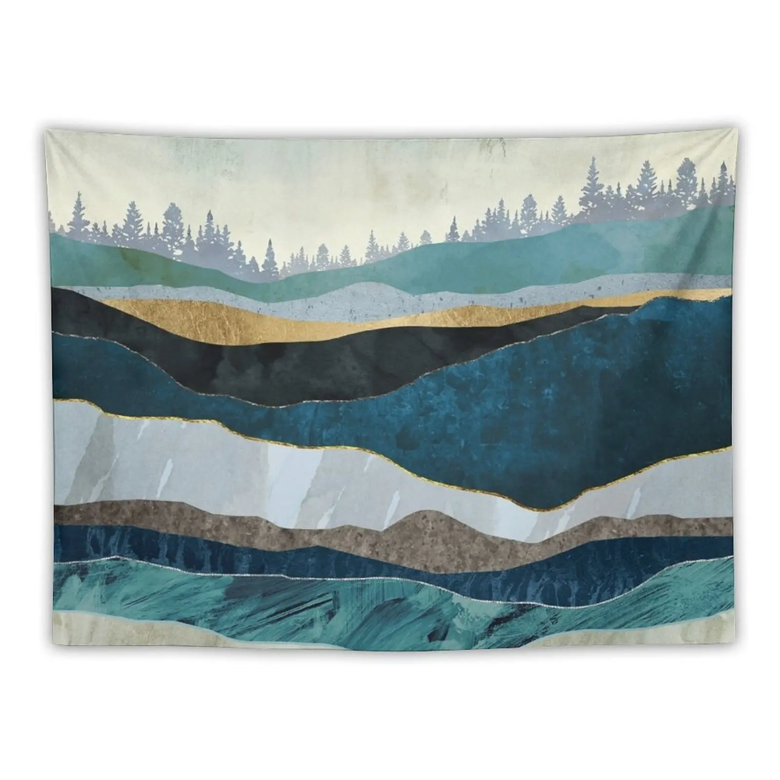 

Turquoise Hills Tapestry Art Mural Wall Hangings Decoration Tapestry