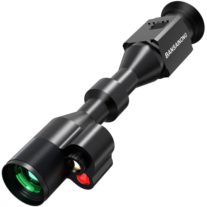 256X192 Infrared Night Vision 4x Magnification 50-1000m Outdoor Hunting Rifle Scope