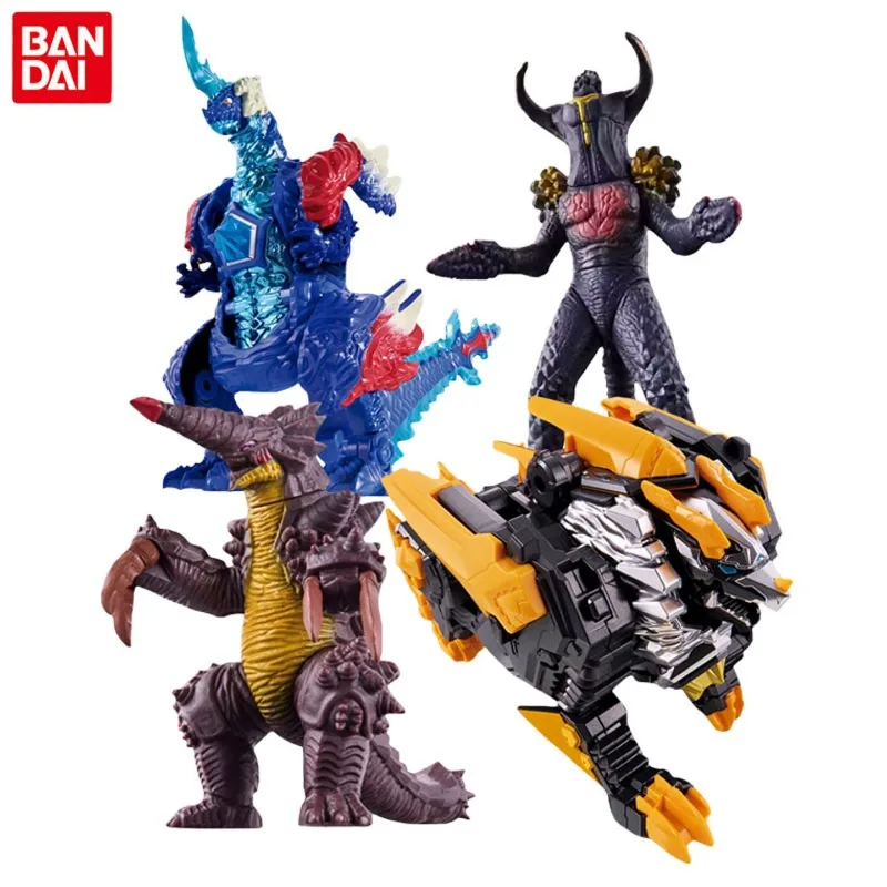 

Bandai Ultraman White Tiger Azure Dragon Monogros Gibasai Figure Set for Kids Epic Battle Monster Toy Collection Birthday Gift
