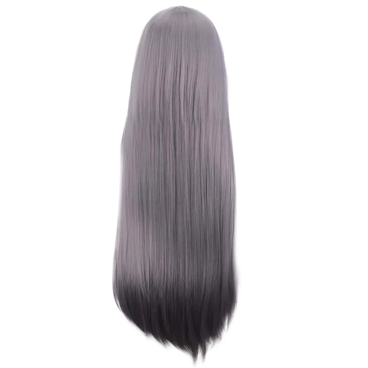 女性 ラスカルはバニーガール先輩桜島麻衣コスプレグレーロングヘアウィッグを夢見ていない