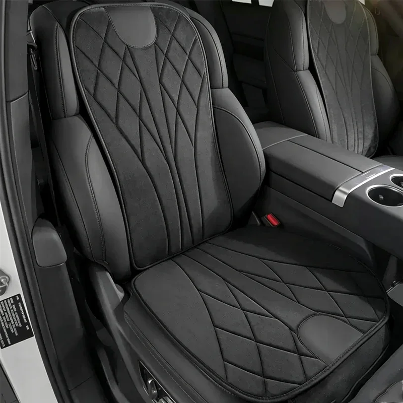 Car Winter Suede Thick Warm Seat Cover Auto Anti-Slip Mat For CHANGAN CS35 CS55 CS75 CS85 COUPE CS95 EADO PLUS HONORS STAR TRUCK