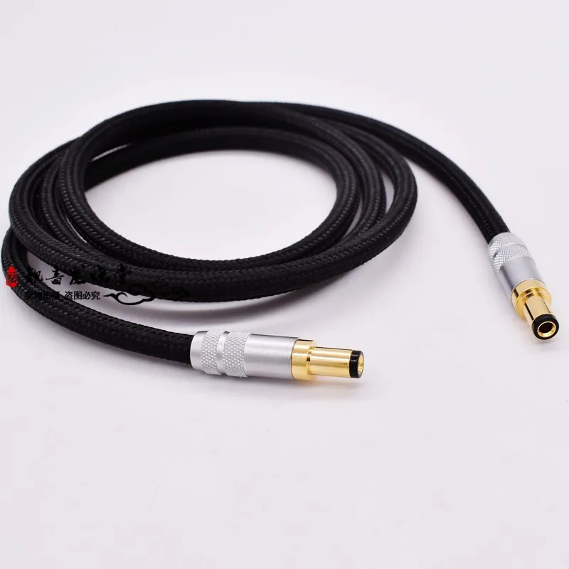 DC2.1 DC5.5 DC5.5X2.5 To DC5.5X2.1 2P 3P Micro USB 4P XLR Hifi Output Power Wire DC Audio-Technica180 Cores OCC Upgrade Cable